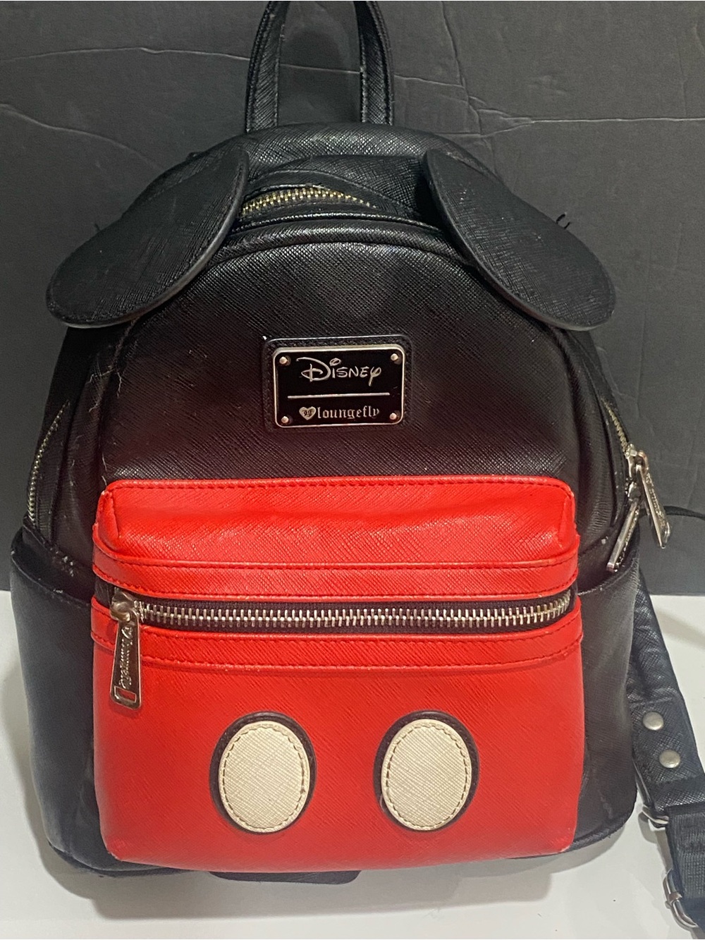 Disney Loungefly Mini Red/Black Backpack